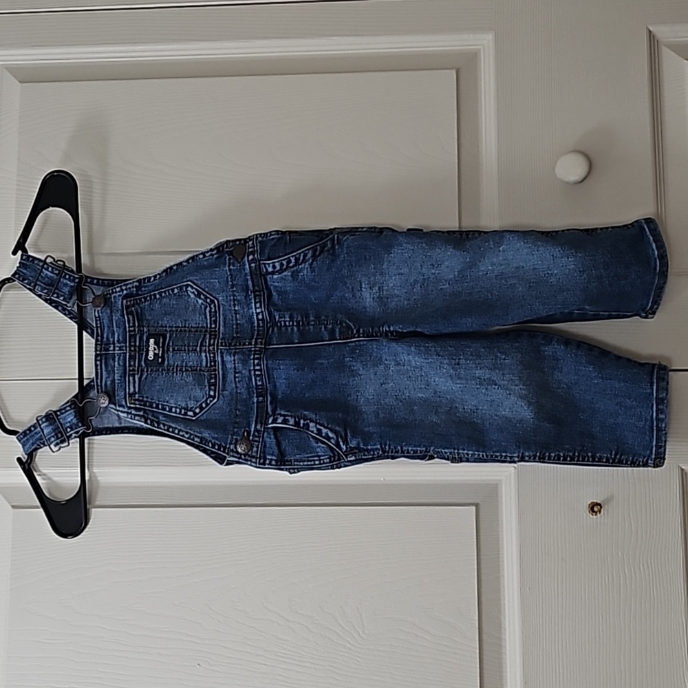 OshKosh B'gosh Toddler Boys' Solid Denim Overalls - Blue
